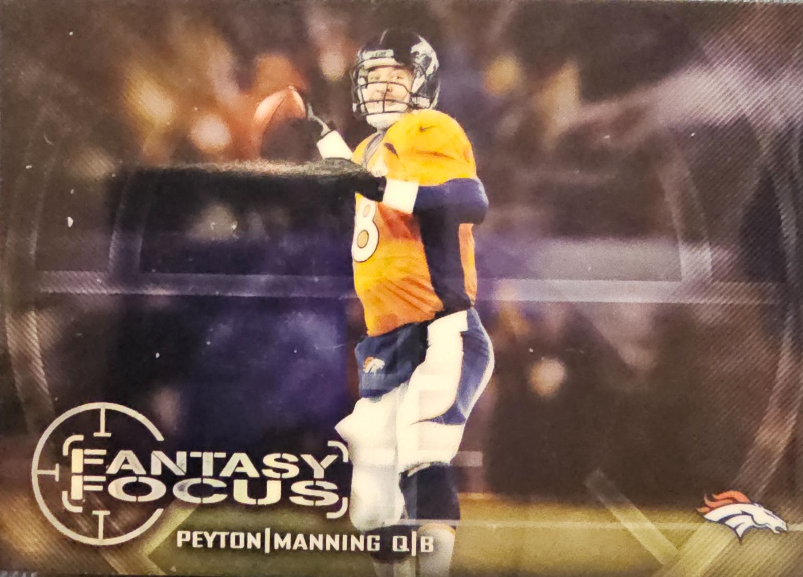 Peyton Manning #FF-PM Football Cards 2014 Topps Chrome Fantasy Focus
