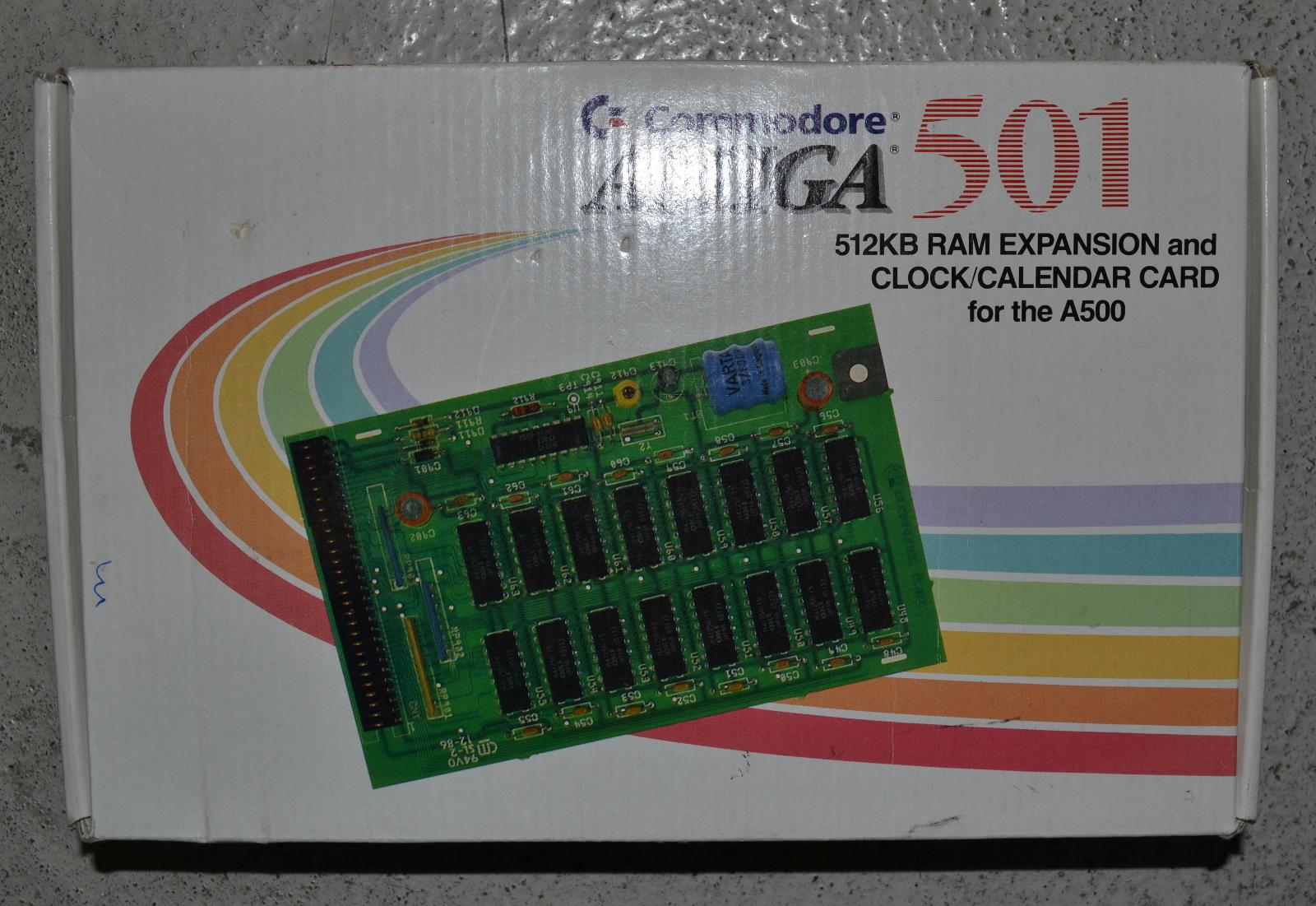 Commodore Amiga 501 - 512KB Ram Extension Card Amiga