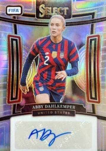 Abby Dahlkemper #3 Soccer Cards 2023 Panini Select FIFA Signature