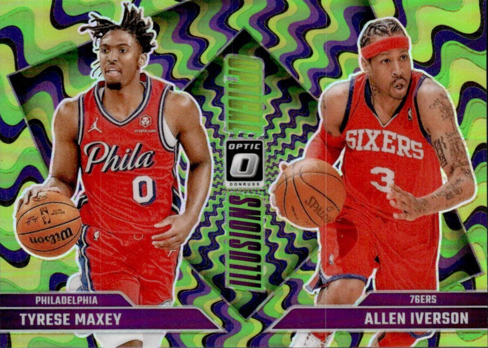 Allen Iverson / Tyrese Maxey [Lime Green] #3