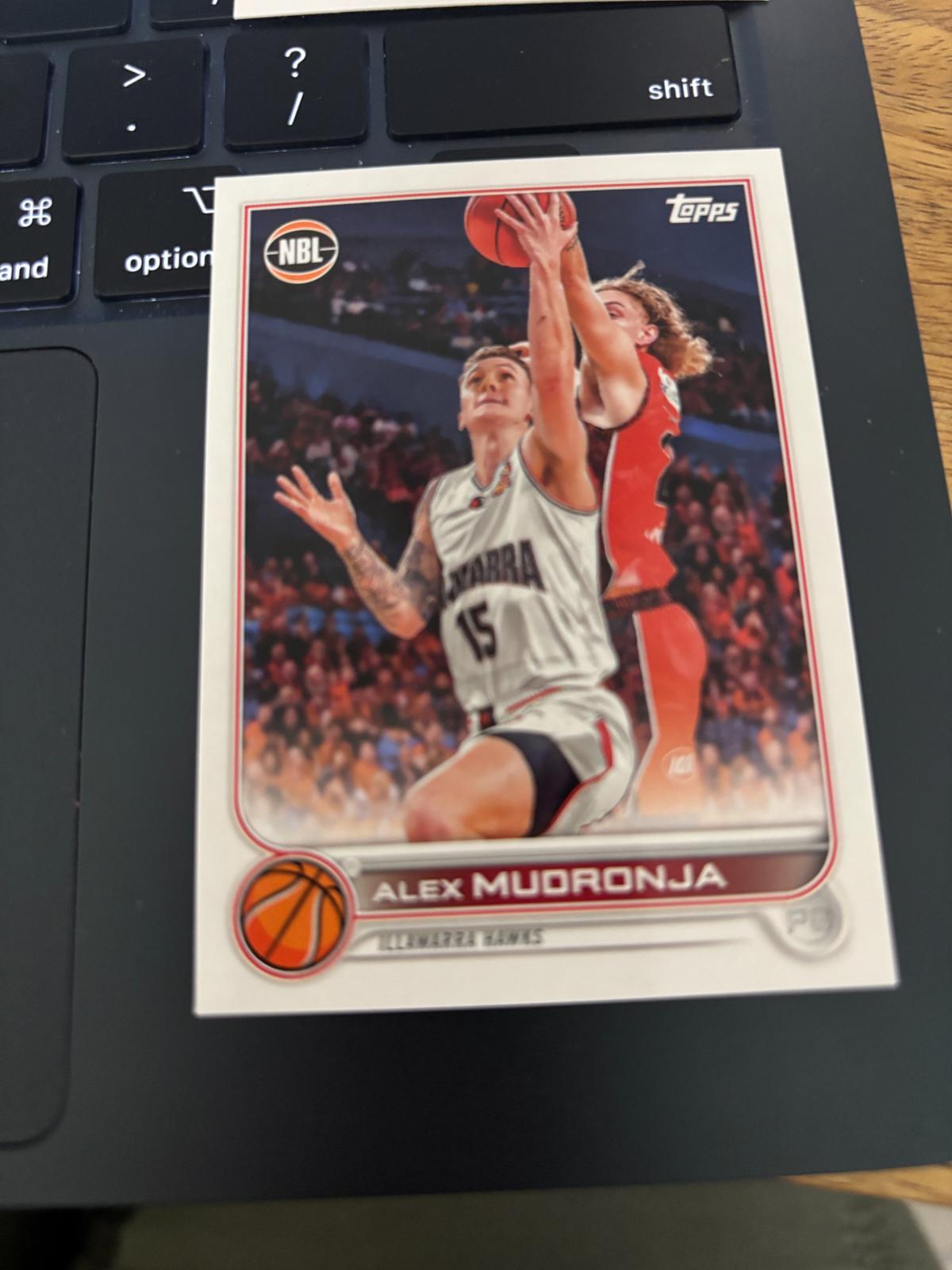 Alex Mudronja #38 2022 Topps National Basketball League