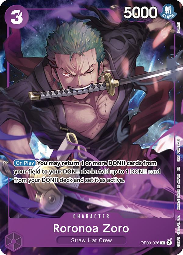 Roronoa Zoro [Welcome Pack Vol. 2] OP09-076 Prices | One Piece