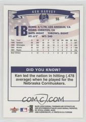 Back | Ken Harvey Baseball Cards 2002 Fleer