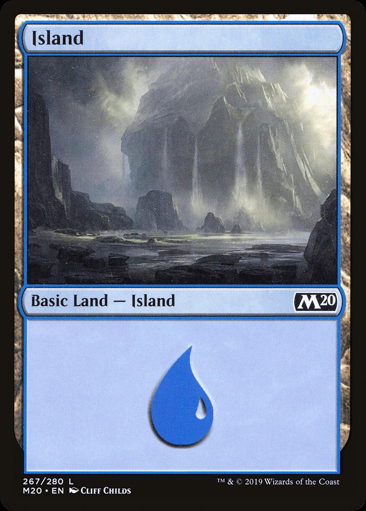 Island #267 Magic Core Set 2020