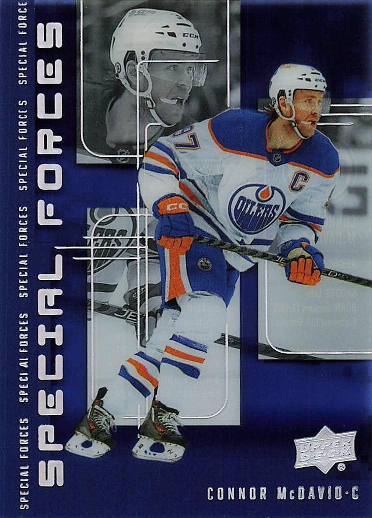Connor McDavid #SF-15 Hockey Cards 2023 Upper Deck Special Forces