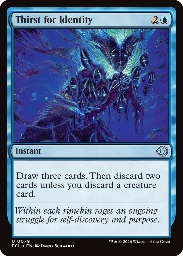 Thirst for Identity condition prices