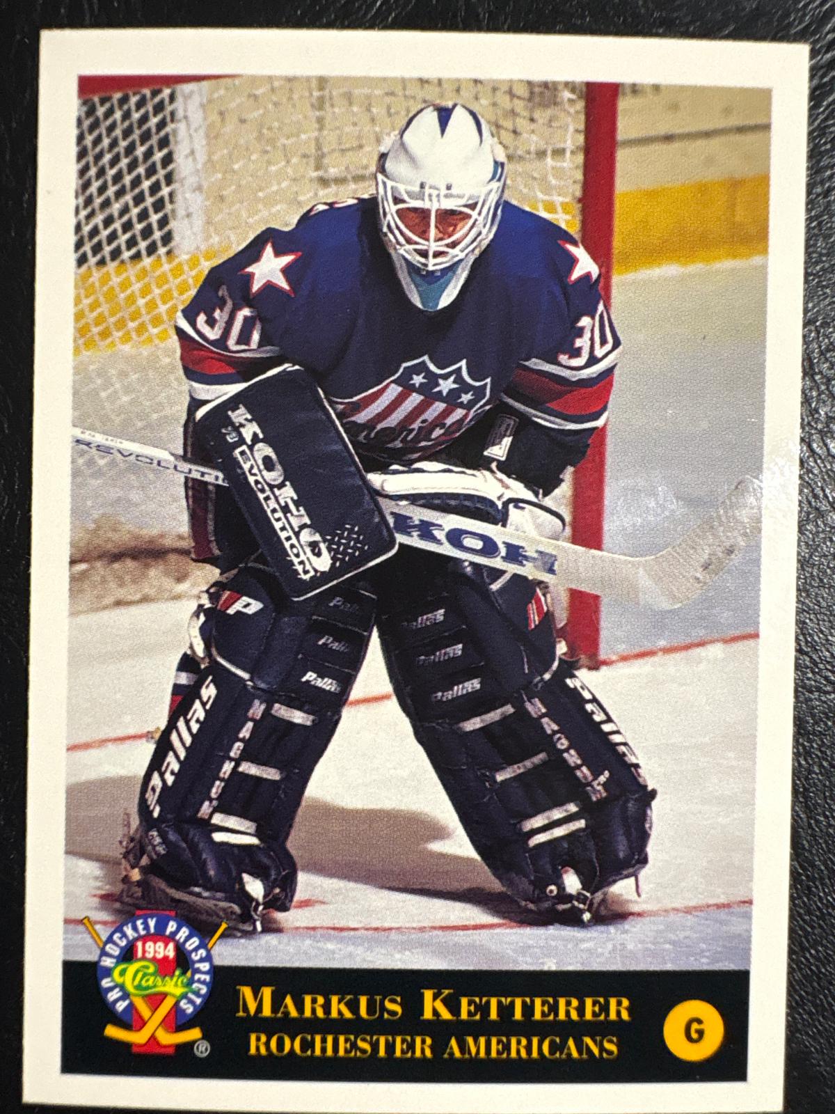 Markus Ketterer #167 1994 Classic Pro Hockey Prospects