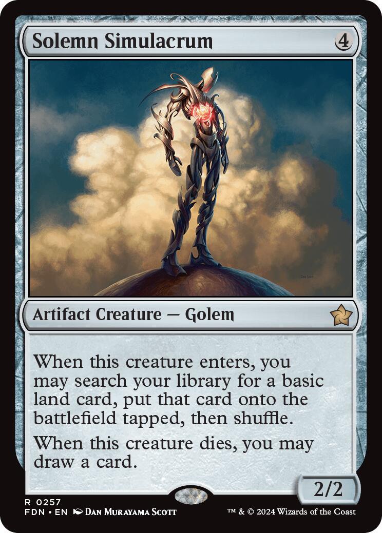 Solemn Simulacrum #257 Magic Foundations