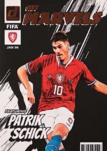 Patrik Schick #5 Soccer Cards 2022 Panini Donruss Net Marvels