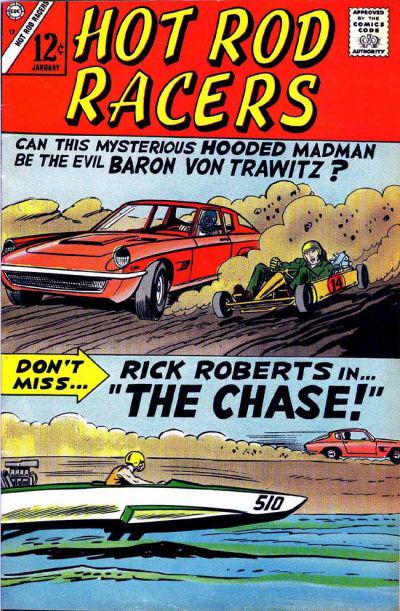 Hot Rod Racers #12 (1966) Comic Books Hot Rod Racers