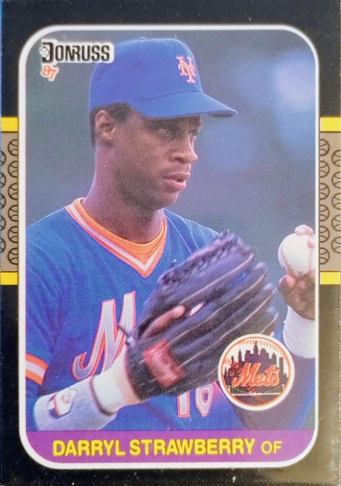 Darryl Strawberry #118 Baseball Cards 1987 Donruss