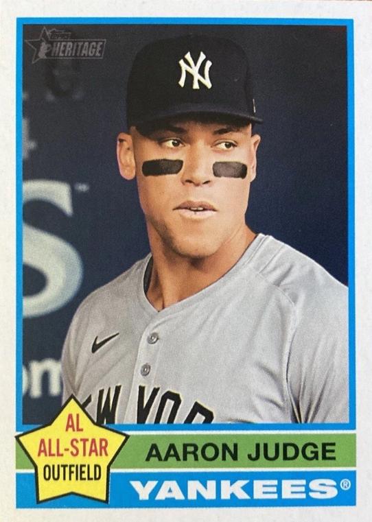 Aaron Judge #380 Baseball Cards 2025 Topps Heritage