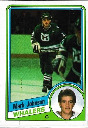 Mark Johnson #56 Hockey Cards 1984 Topps