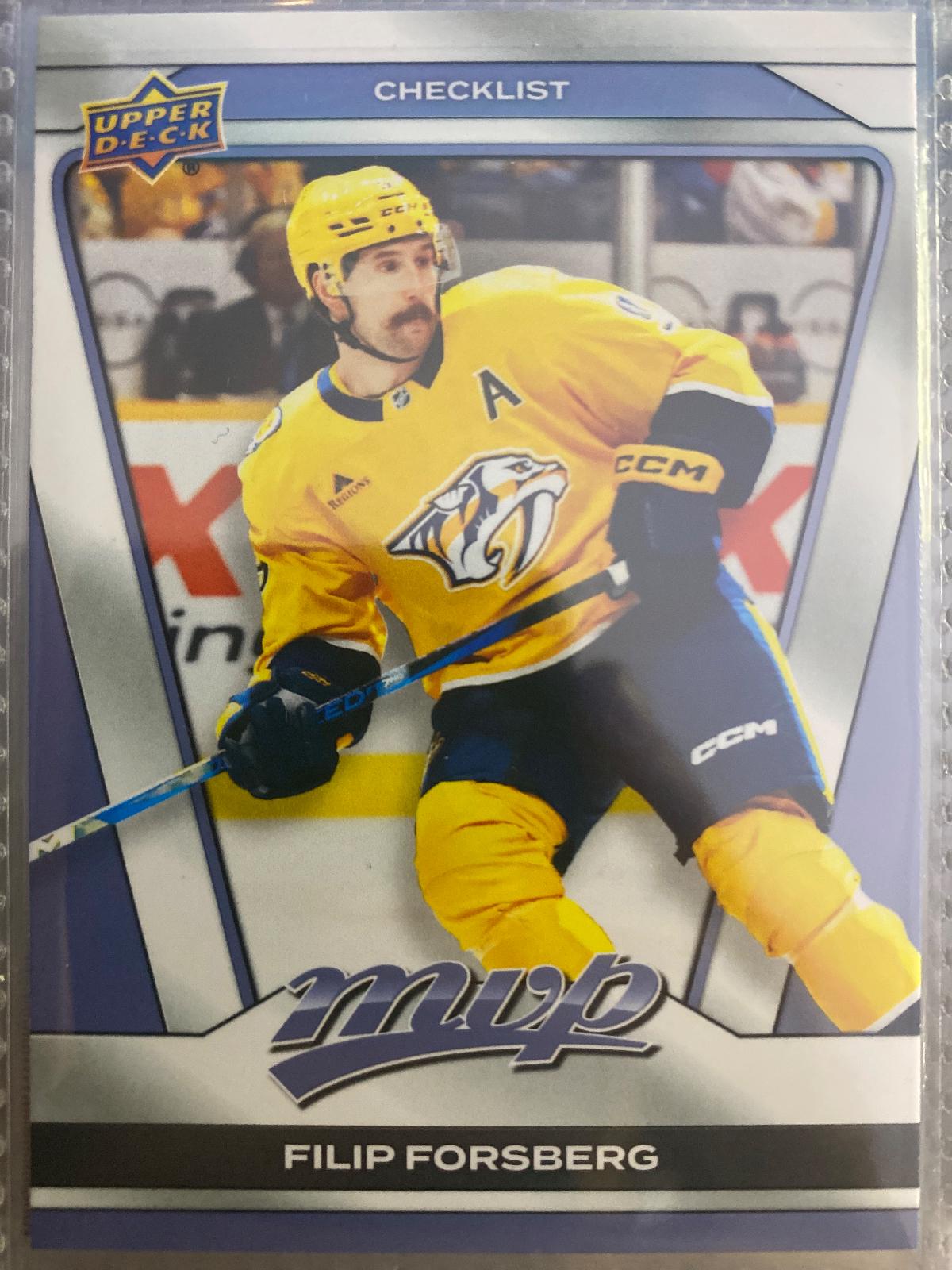 Filip Forsberg CL #100 2025 Upper Deck MVP Hockey