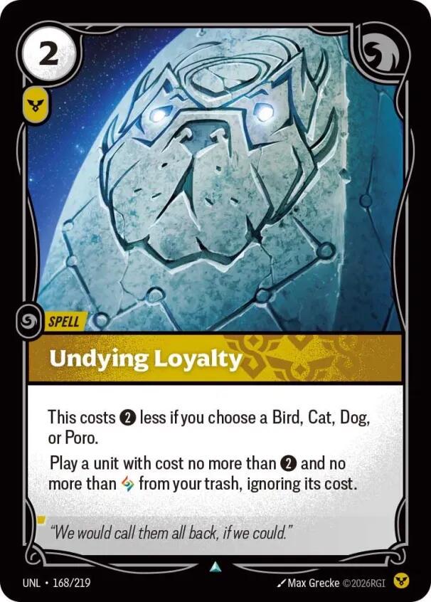 Undying Loyalty front