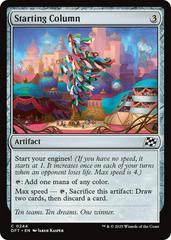 Starting Column [Foil] #244 Magic Aetherdrift Prices