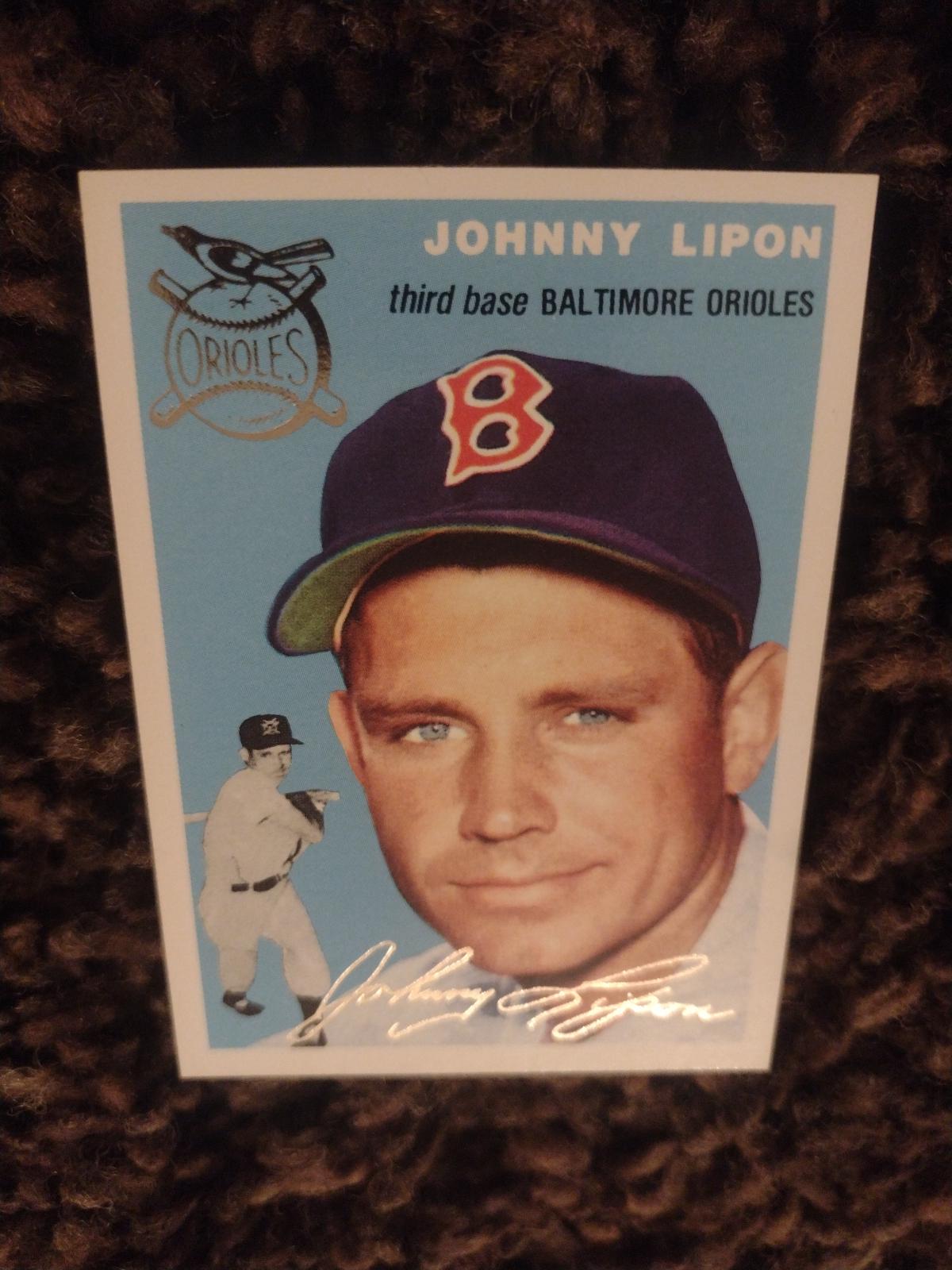 Johnny Lipon #19 Baseball Cards 1994 Topps Archives 1954 Reprint