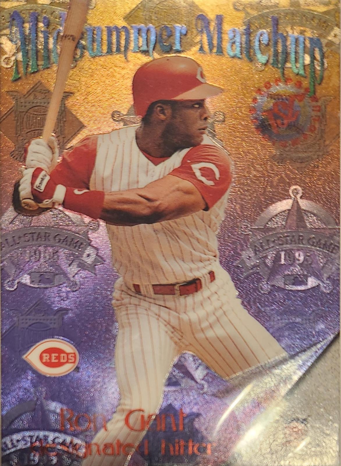 Ron Gant / Edgar Martinez #M10 Baseball Cards 1996 Stadium Club Midsummer Matchup