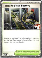 Team Rocket's Factory [Prize Pack Cosmo Holo] #173 Pokemon Destined Rivals Prices