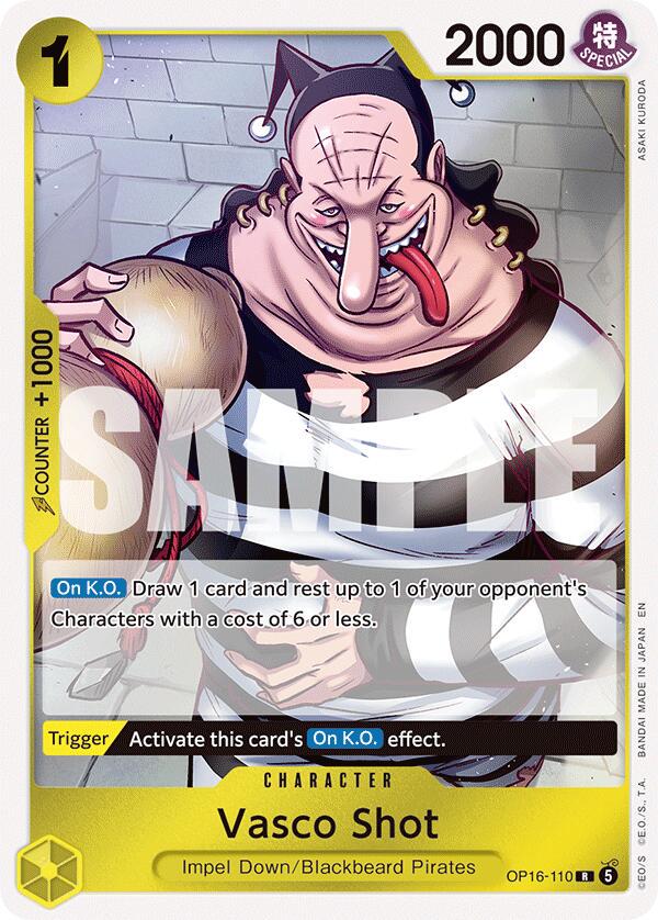 Vasco Shot OP16-110 Prices | One Piece The Time of Battle | One