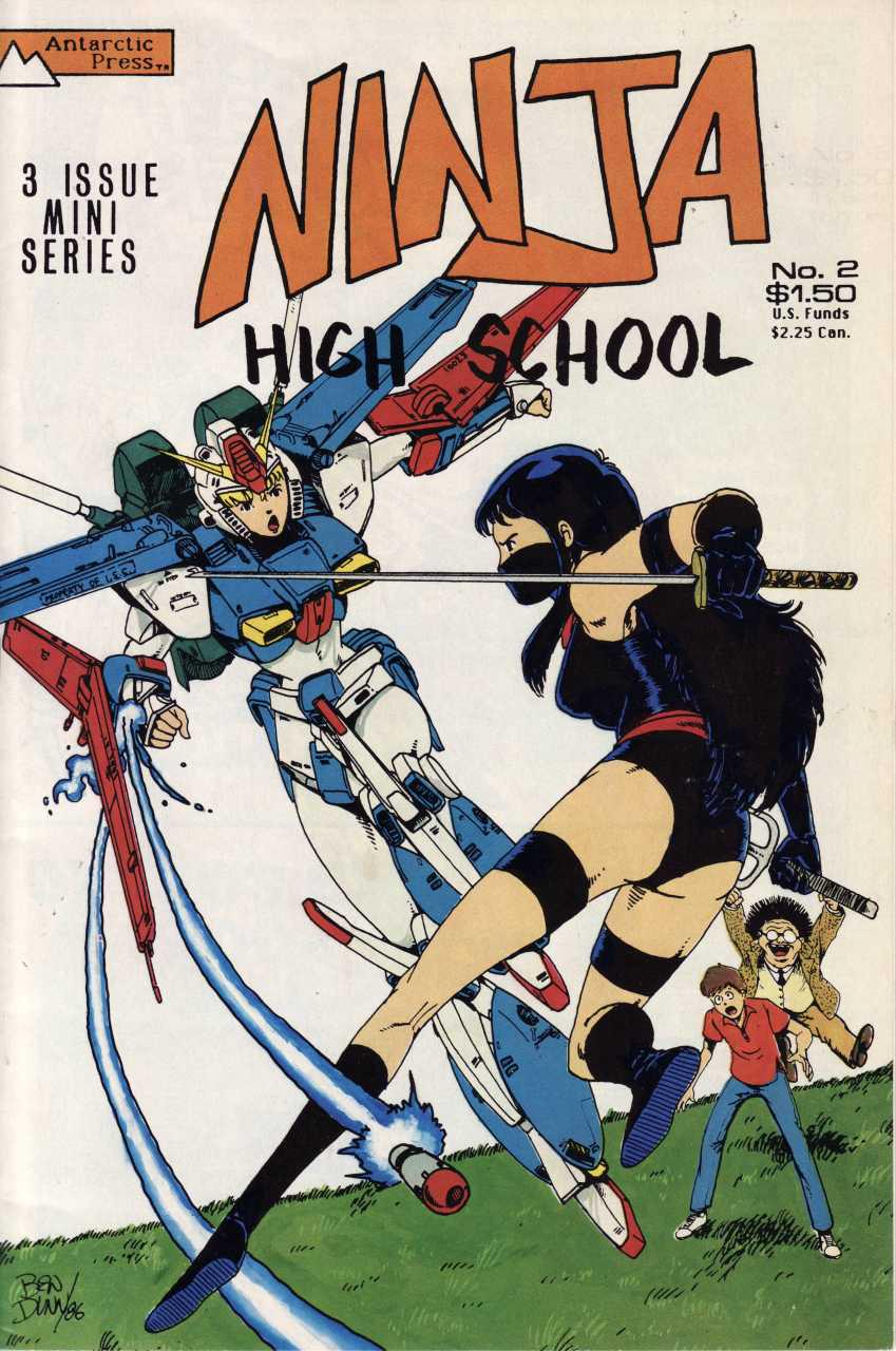 Ninja High School #2 (1987) Comic Books Ninja High School