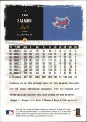 BACK | Tim Salmon Baseball Cards 2000 Upper Deck Victory
