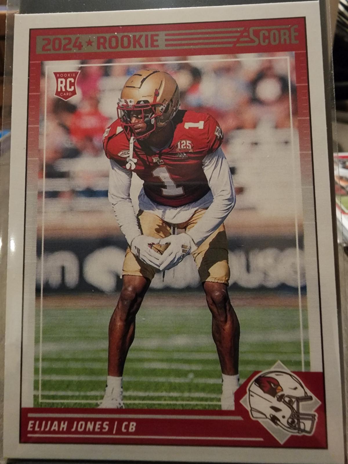 Elijah Jones #377 Football Cards 2024 Panini Score