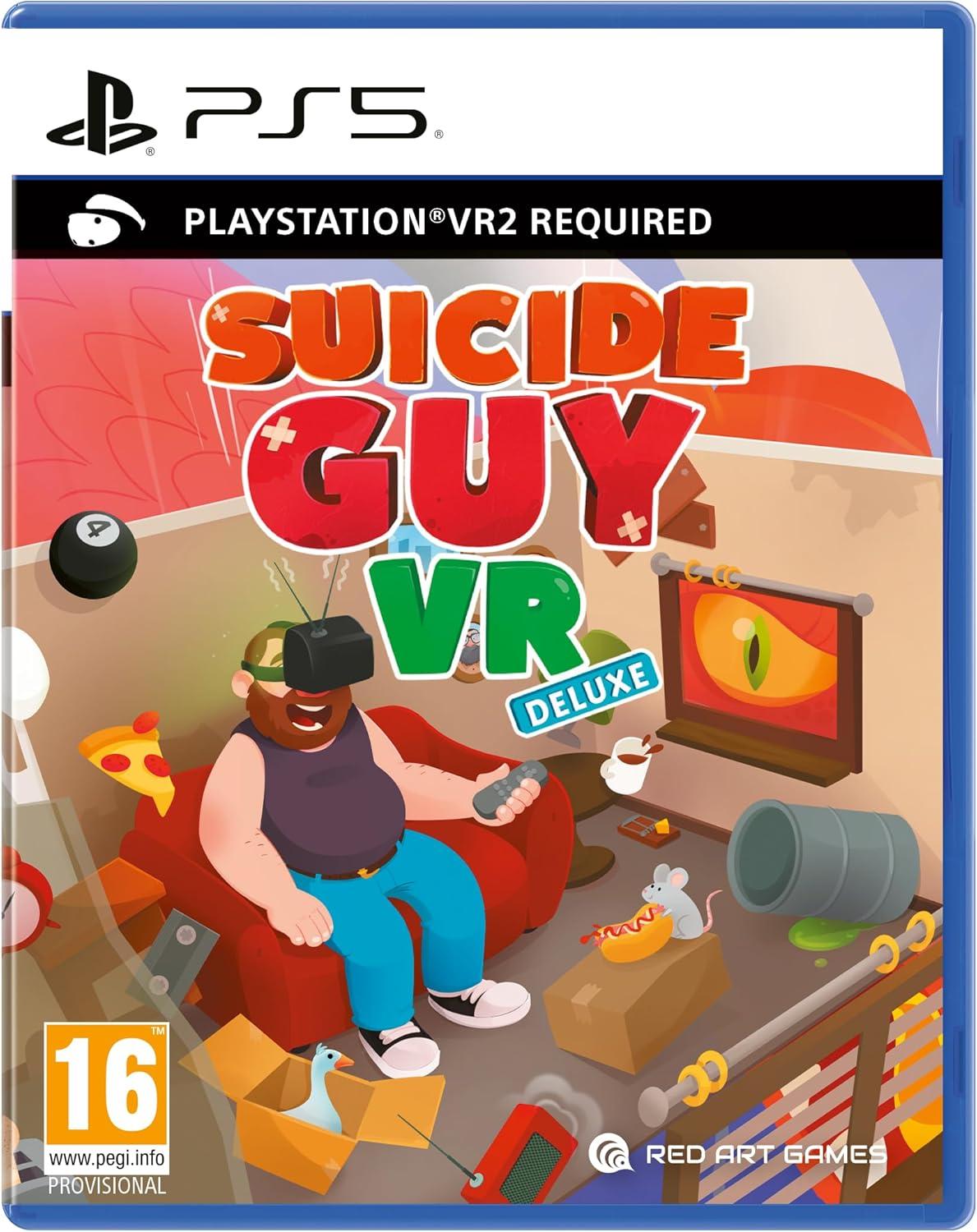 Carátula de Suicide Guy VR Deluxe para PS5 (edición PAL España)