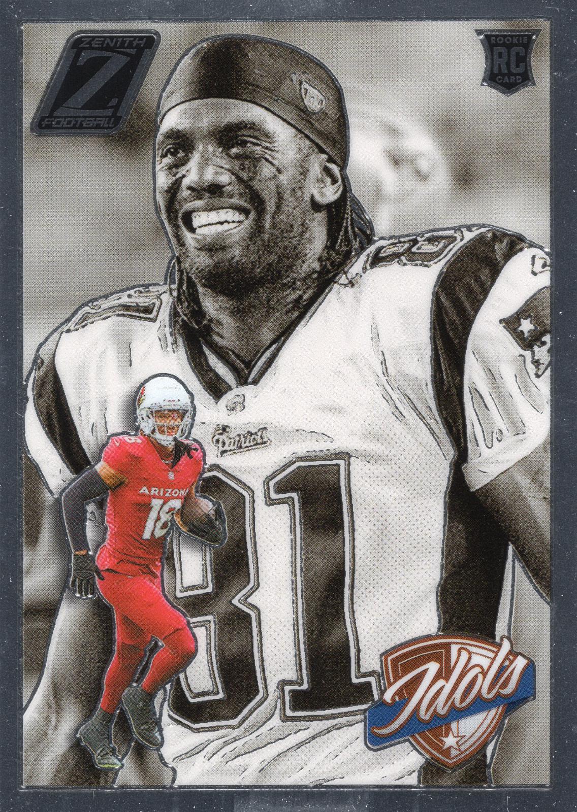 Marvin Harrison Jr. / Randy Moss #12 Football Cards 2024 Panini Zenith Idols