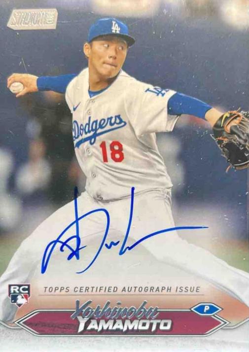 Yoshinobu Yamamoto #SCBA-YMA Prices [Rookie] | 2024 Topps Stadium Club ...