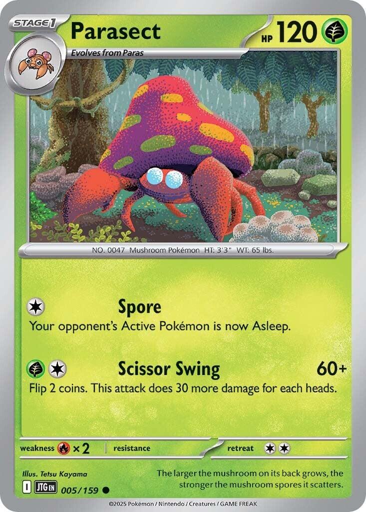 Parasect #5 Pokemon Journey Together