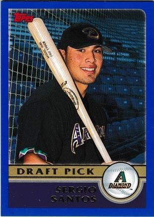 Sergio Santos #673 Baseball Cards 2003 Topps