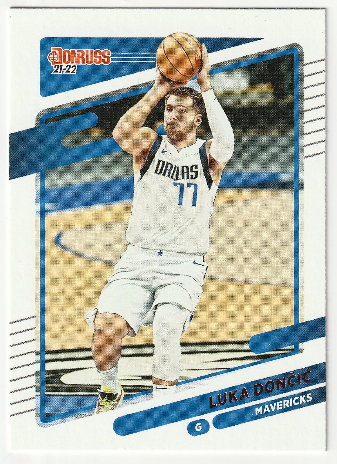 Luka Doncic #77 Basketball Cards 2021 Panini Donruss
