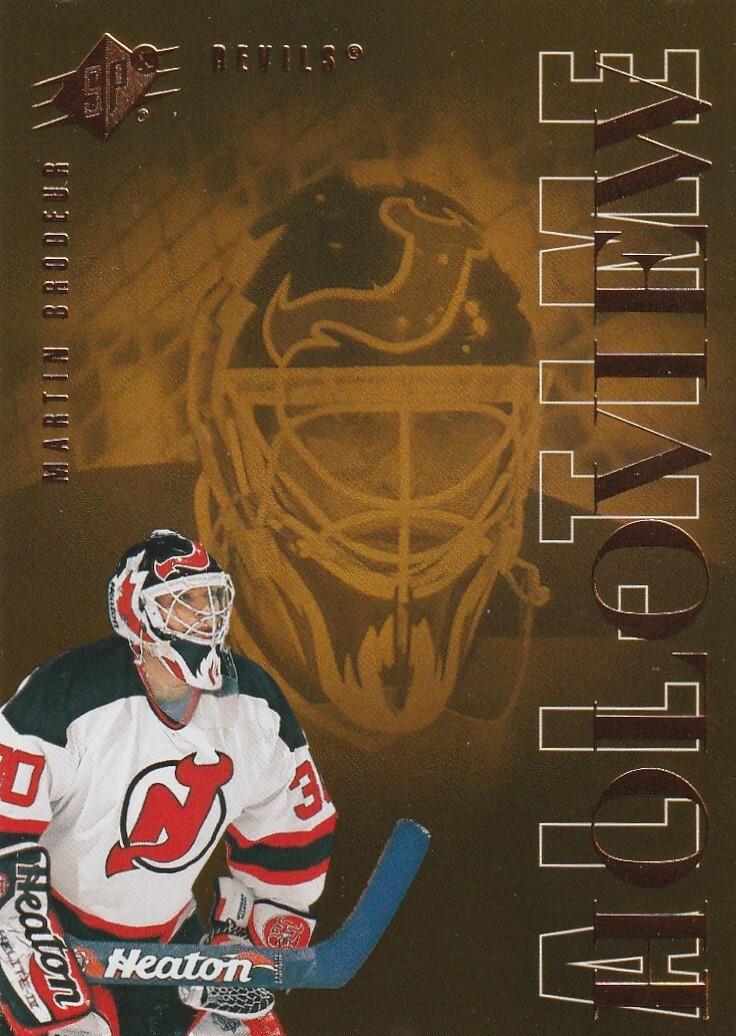 Martin Brodeur #ATG-BR Hockey Cards 2024 SPx All-Time Holoview