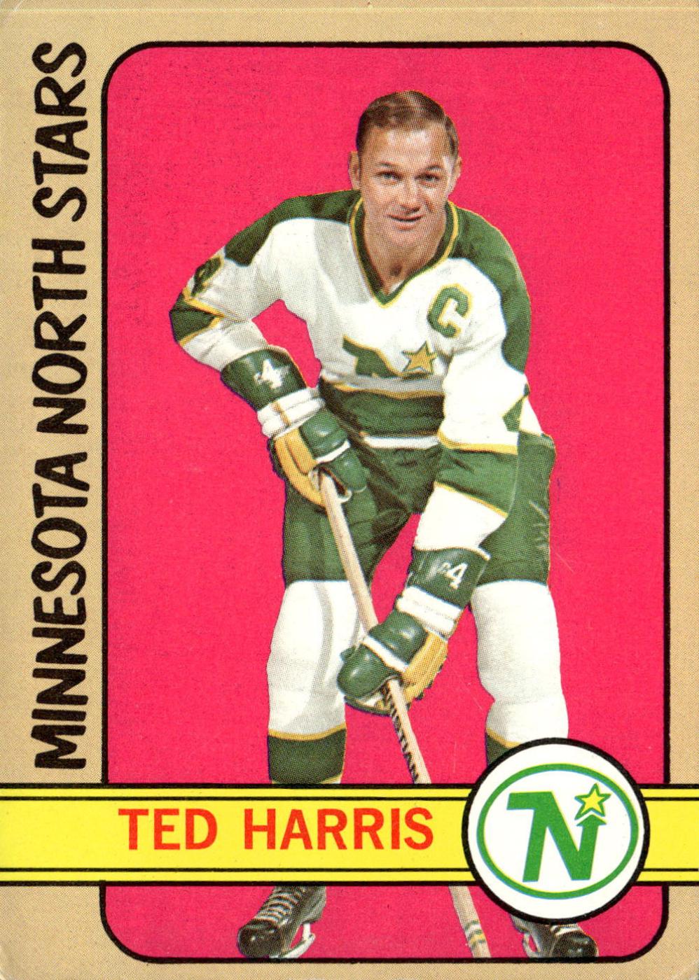 Ted Harris #23 Hockey Cards 1972 Topps