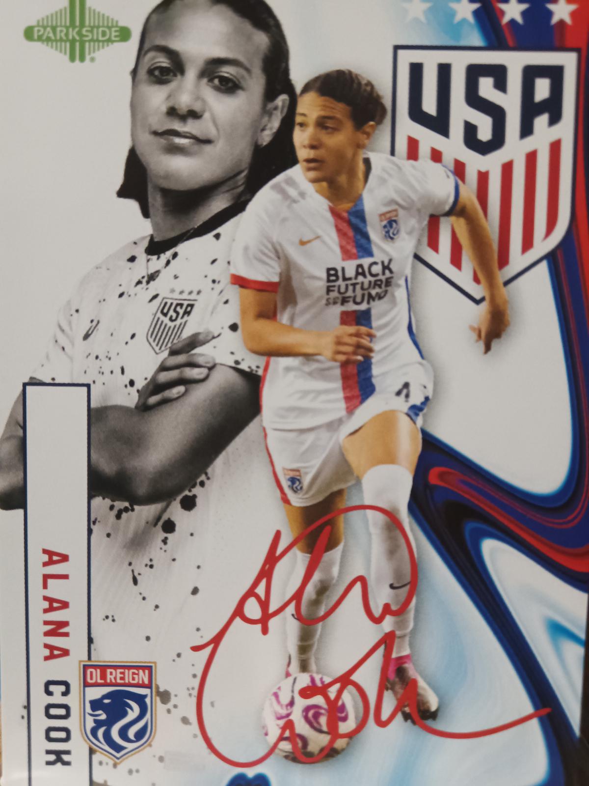 Alana Cook #6 Prices | 2023 Parkside USWNT | Soccer Cards