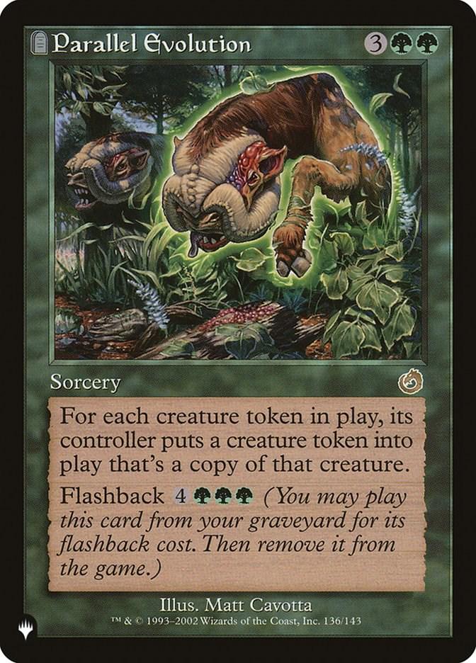 Parallel Evolution #136 Magic The List Reprints