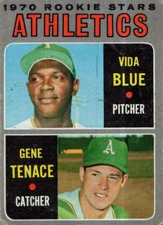 Athletics 1970 Rookie Stars: Vida Blue / Gene Tenace