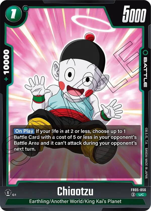 Chiaotzu FB05-056 Dragon Ball Fusion World New Adventure