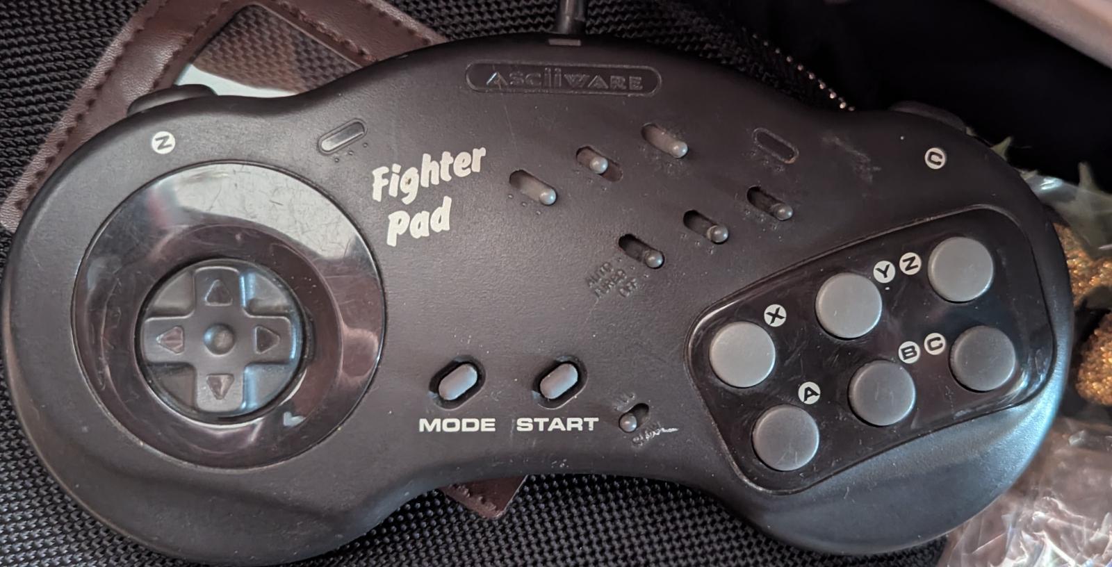 Asciiware Fight Pad Sega Genesis