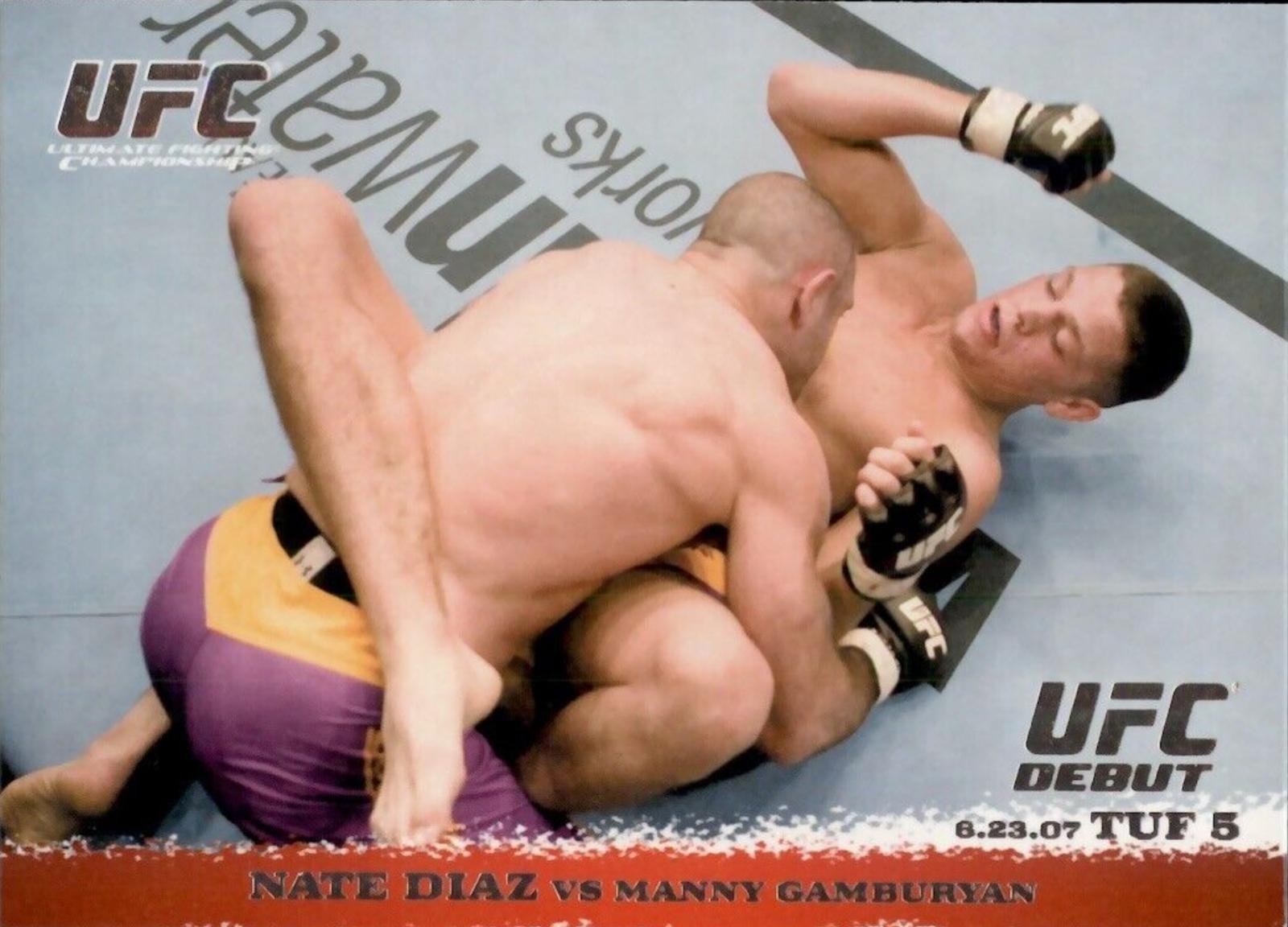 Manny Gamburyan, Nate Diaz #66 Ufc Cards 2009 Topps UFC Round 1