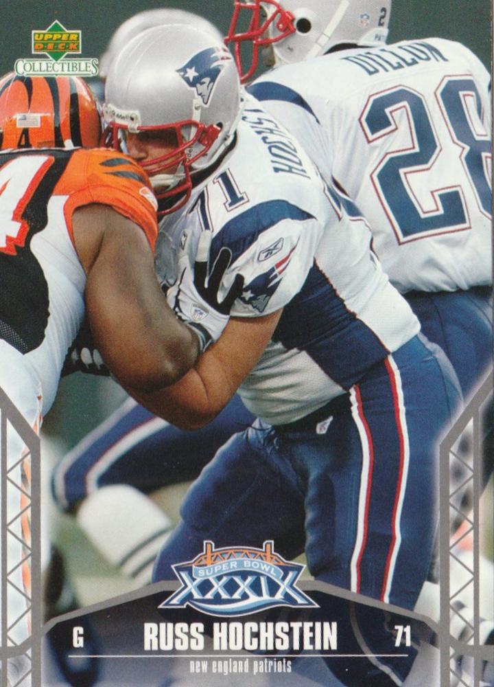 Russ Hochstein #16 2005 Upper Deck Collectibles Super Bowl Xxxix Football