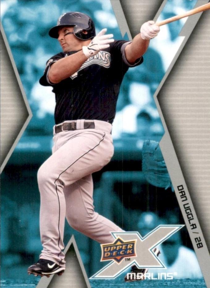 Dan Uggla #36 Baseball Cards 2009 Upper Deck X