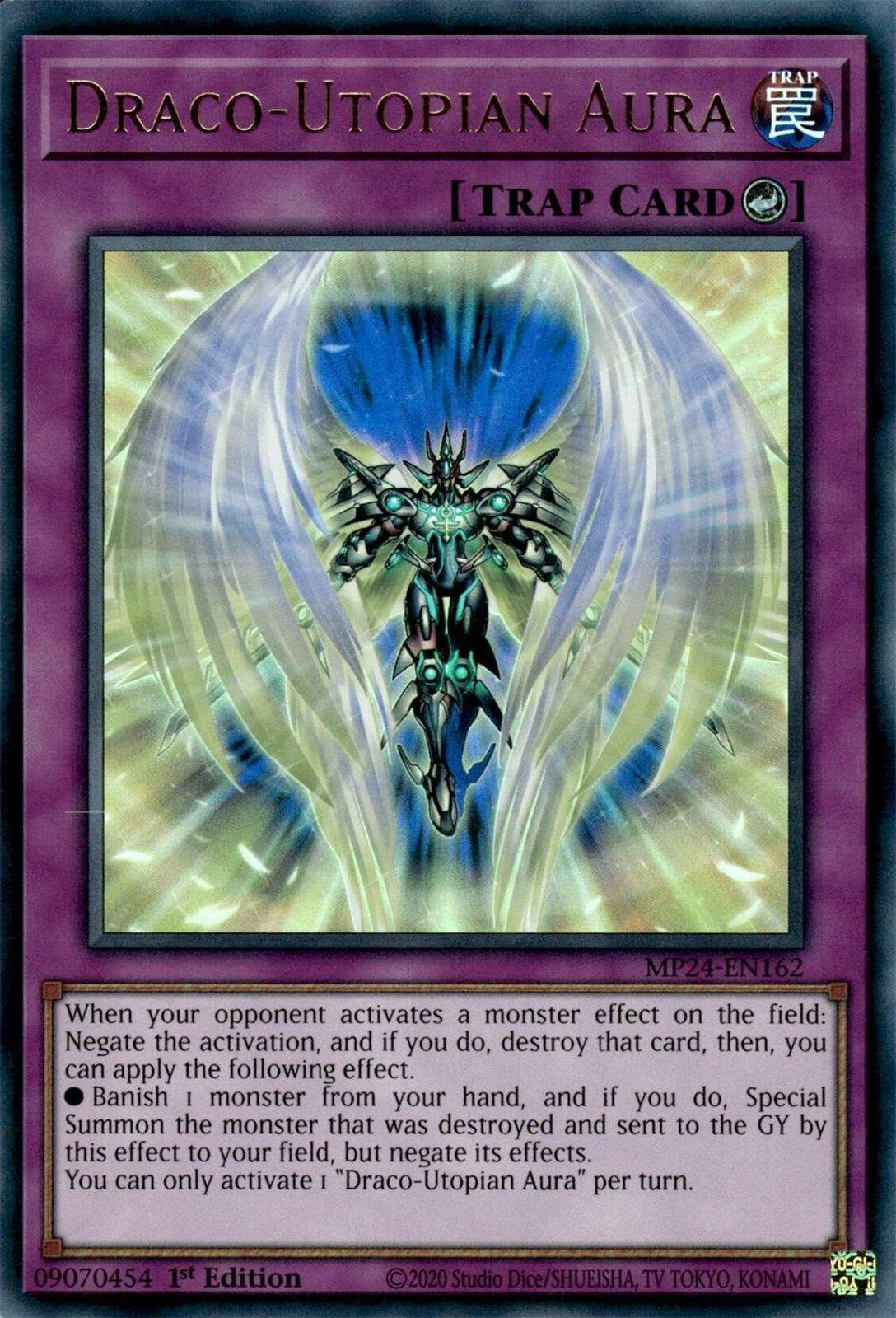 Draco-Utopian Aura MP24-EN162 YuGiOh 25th Anniversary Tin: Dueling Mirrors