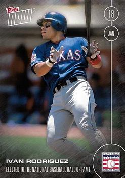 Ivan Rodriguez #OS-48A 2016 Topps Now Off Season Baseball