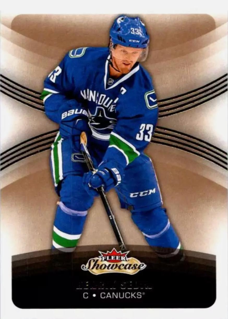 Henrik Sedin #42 Hockey Cards 2015 Fleer Showcase