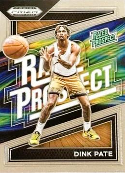 Dink Pate #18 Basketball Cards 2024 Prizm Draft Picks Rated Prospect