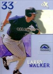 Larry Walker #24 Baseball Cards 2003 Fleer E-X Prices