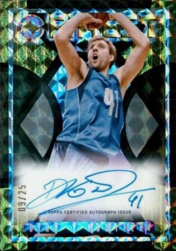 Dirk Nowitzki [Black Geometric Refractor] #FLA-DN
