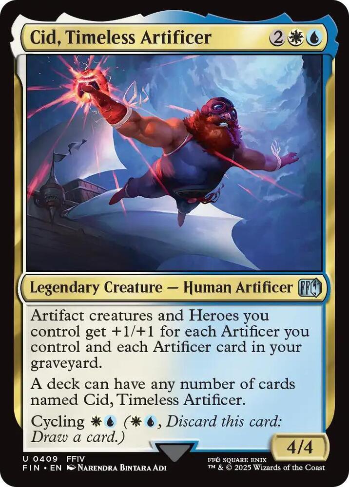 Cid, Timeless Artificer [Foil] (Magic Final Fantasy)